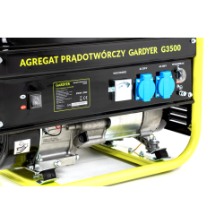 GARDYER agregat prądotwórczy jednofazowy G3500 - 3150W, AVR